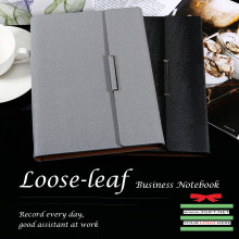 Loose-leaf business notebook